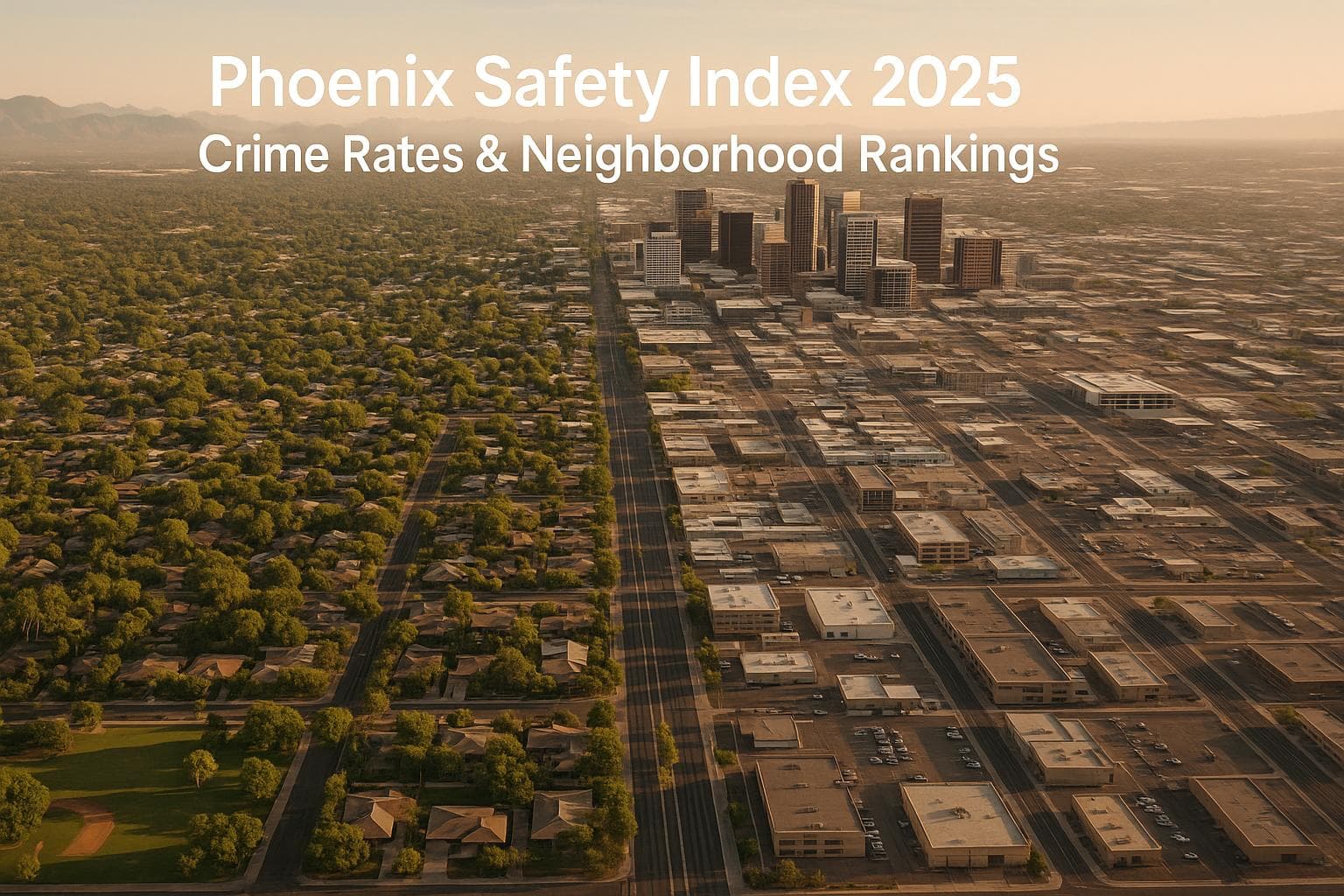 Phoenix Safety Index 2026: Crime Rates & Neighborhood Rankings